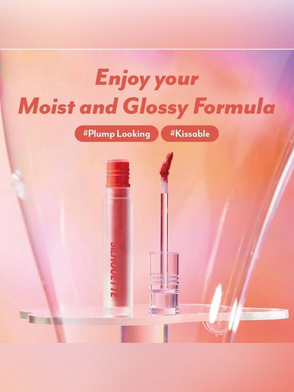 5/$35 NWT I'M MEME LIP SILHOUETTE GLOSS TINT 02 NEWTRO CORAL